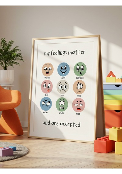 My Feelings Matter Dijital Baskı Poster V3 Çerçevesiz