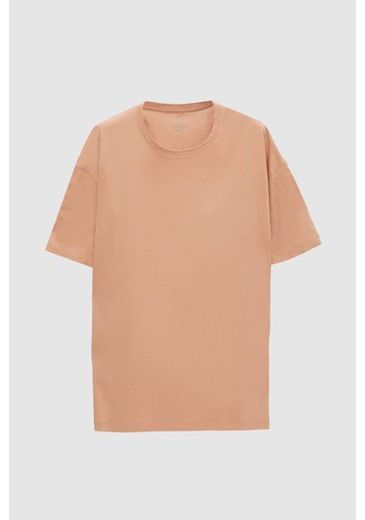 D's Damat Ds Damat Comfort Bej %100 Pamuk T-shirt 6HC14ORT02006 Bej
