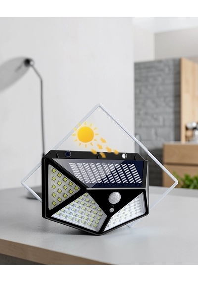 Bahçe Lambası Sensörlü 100 Led Ip65 Su Geçirmez