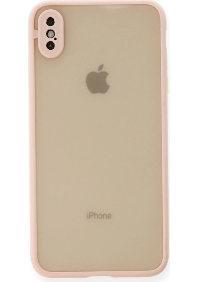 Mepa Apple, Uyumlu iPhone Xs Max Kılıf Montreal Silikon Kapak - Pembe Najmaddin standart