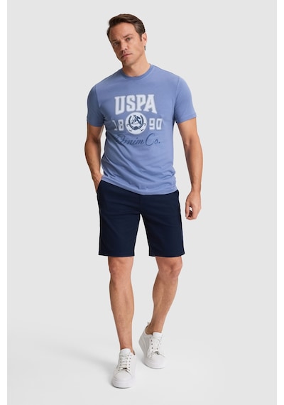 U.s. Polo Assn. Erkek İndigo Tişört 50327174-vr028 U.s. Polo Assn. Erkek İndigo Tişört 50327174-vr028