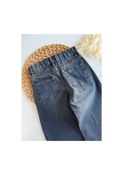 Poala Kids Unisex Balon Jeans Koyu Lacivert