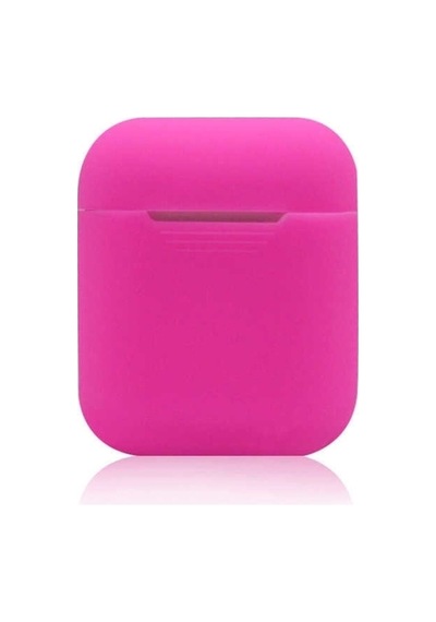 Apple Airpords Kılıf Standart Silikon Koruma Col2536-pembe