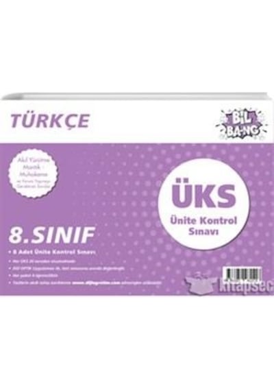 8. Sınıf Türkçe ÜNİTE KONTROL Sınavı - Kültür Yayıncılık
