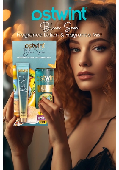 Ostwint Blue Sea Vücut Spreyi 200ml Ve Vücut Kremi 50ml Set Ferahlatıcı Deniz Esintisi Çiçeksi Parfü