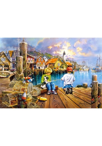 Castorland 1000 Parça At The Dock Puzzle