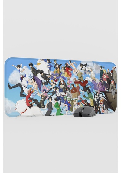 Gintama Anime V3 - 70x30 Xl Gaming Kauçuk Kaymaz Taban Mouse Pad Fare Altlığı