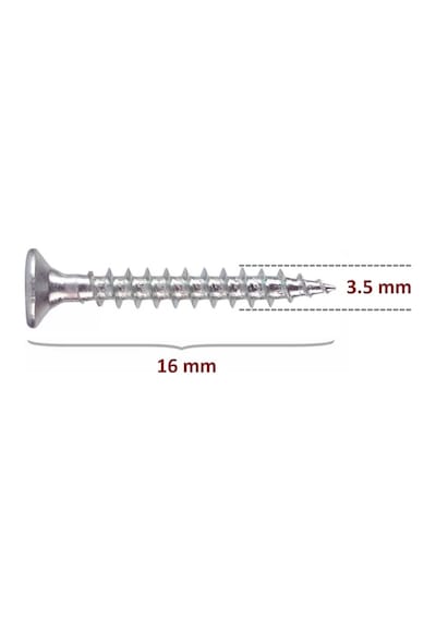 Meridyen Sunta Vidası 3.5x16 (1000 Adet)