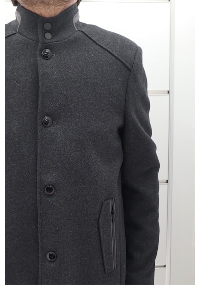 Pelikan Tekstil Pelikan Dmctekstil Erkek İtalyan Kesim Normal Kalıp Hakim Yaka Düğme Kapamalı Kışlık Kaşmir Kaban Füme Pelikan Tekstil Pelikan Dmctekstil Erkek İtalyan Kesim Normal Kalıp Hakim Yaka Düğme Kapamalı Kışlık Kaşmir Kaban Füme