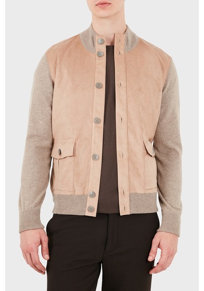 Gran Sasso Regular Fit Dik Yaka Ceket Erkek Ceket 57149 19649 030 Vizon
