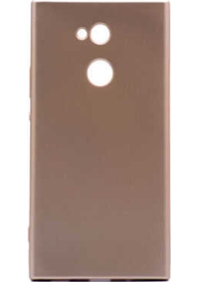 Sony Xperia Xa2 Kılıf Zore Premier Silikon Kapak Gold
