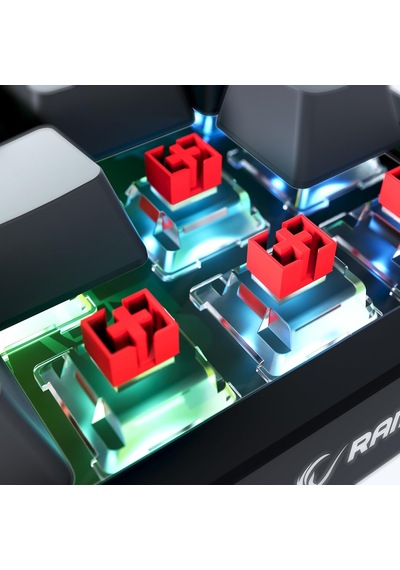 Rampage Yoru Mini Type-c Bağlantı Rgb Mekanik Gaming Oyuncu Klavyesi Red Switch Q Tr Hot Swap Diğer