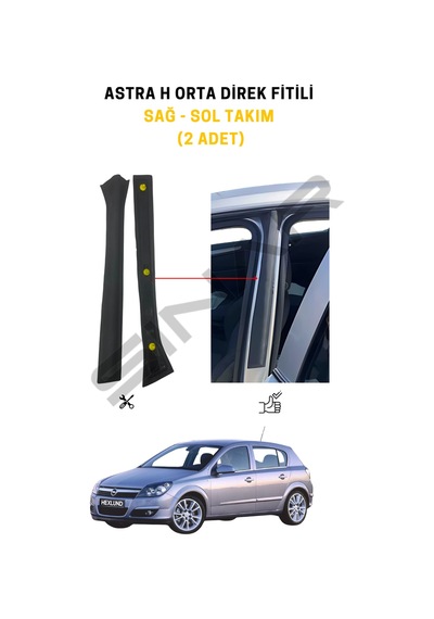 Opel Astra H Orta Direk Fitili Sağ Sol Takım 2 Adet