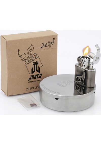 Zekupp Joker Çakmak - Zippo Kurt Tasarımlı Çakmak N11.3506