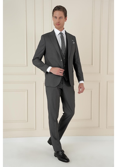 Efor Tk 907 Slim Fit Füme Spor Takım Elbise Füme
