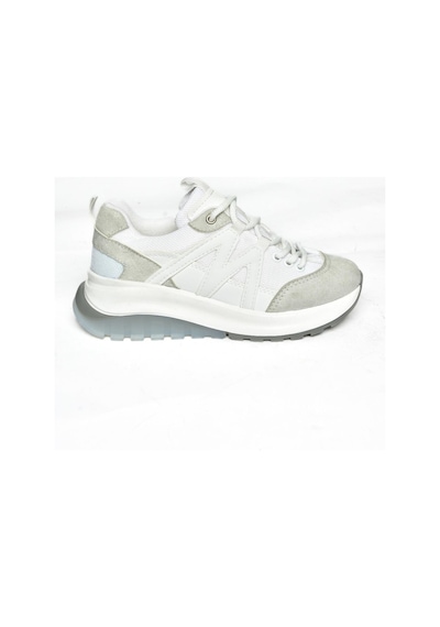 Fox Shoes S973113002 Beyaz Süet Kadın Spor Ayakkabı Sneakers Beyaz