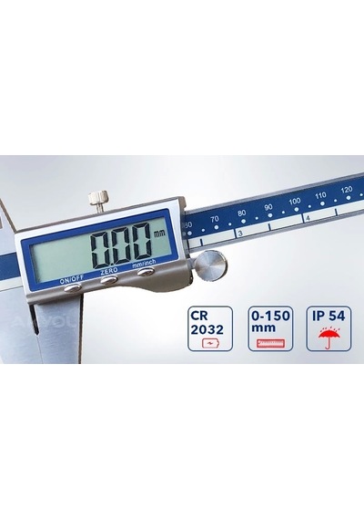 Dasqua 2115-2305 Metal Kasalı Ip54 Korumalı Kumpas 150mm