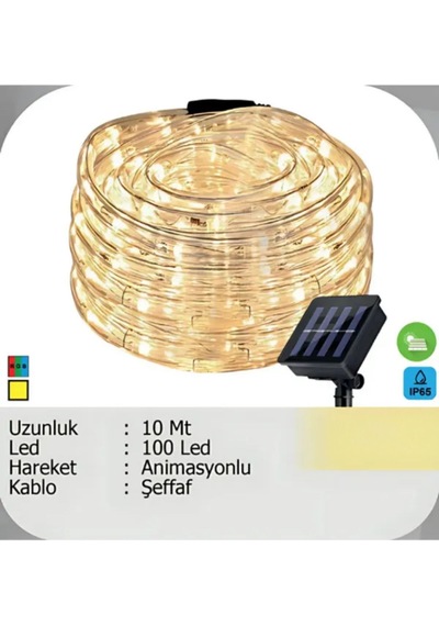 Elektrikhouse Led Peri Işığı 100 Led Animasyonlu - 10 Metre Çok Renkli