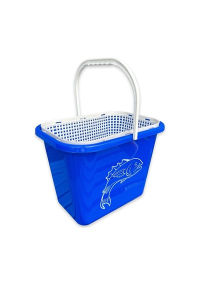 Fishack Süzgeçli Balıkçı Kovası 15 Lt Mavi Kod 179
