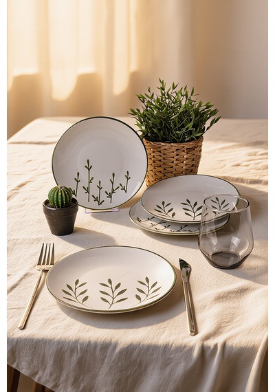 Keramika Verdea Pasta Tabağı 20 Cm 4 Adet 23682-84 Çok Renkli