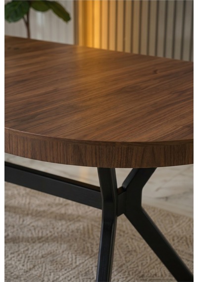 Zae Mdf Yemek Masası 90x170 Cm Kahverengi Kahverengi
