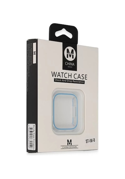 Movenchy Apple Watch 45mm Bondy Kasa Koruyucu - Mavi