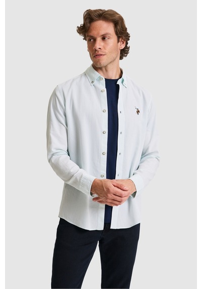 U.s. Polo Assn. Erkek Nil Gömlek Basic 50322343-vr083 Nıl
