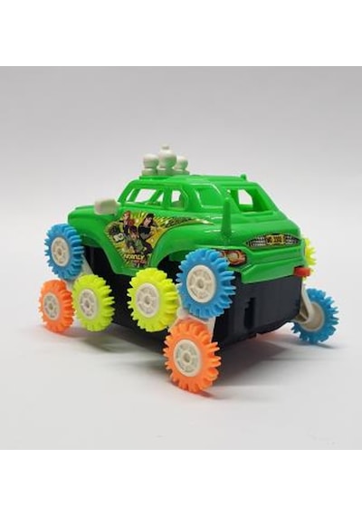 Şımarık Araba Ben 10 Atv Taklacı Pilli Araba