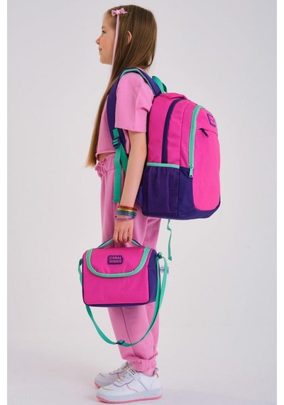 Coral High Kids Pembe Mor 3 Lü Okul Çanta Seti Set0114401 Çok Renkli