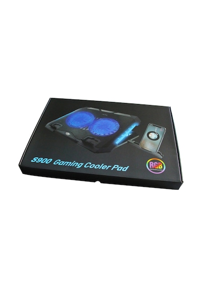 S900 Ayarlanabilir RGB Işıklı Laptop Soğutucu 2 Fanlı Notebook Bilgisayar Standı