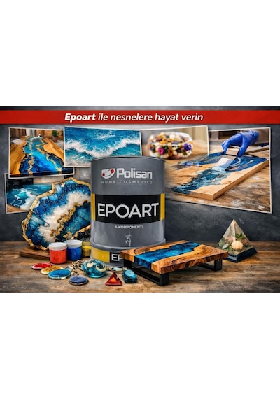 Polisan Epoart Epoksi Dekoratif Reçine 2.5 Kg Diğer