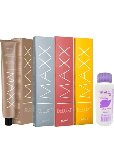 Maxx Deluxe Saç Boyası 60 Ml.+Oksidan 60 Ml. (1 Adet)