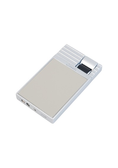 Caseti Tek Torch Perde Alev Bej Gümüş Metal Puro Çakmağı