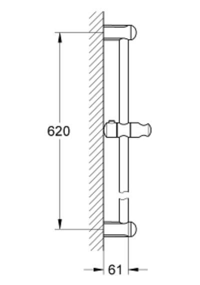 Grohe 2759800e Tempesta 100 2 Fonksiyonlu Sürgülü Duş Seti Krom