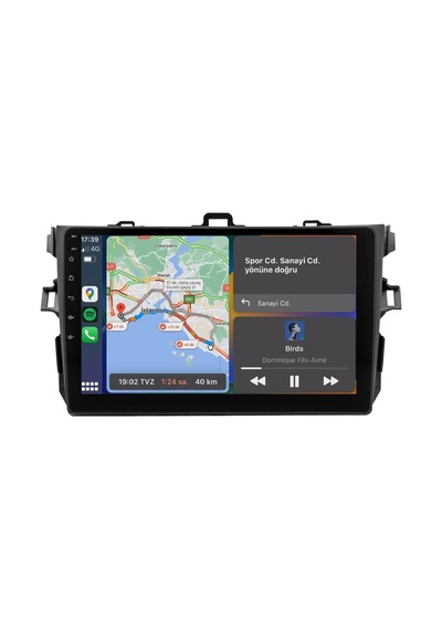 Toyota Corolla Android Multimedya Sistemi 2008-2012 Crv-4543xd