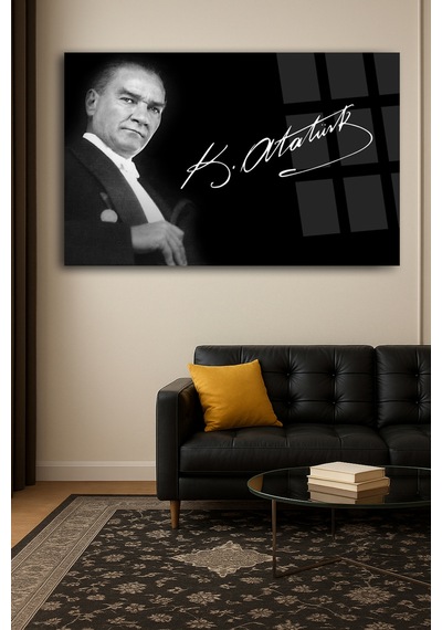 Atatürk İmzalı Atatürk Cam Tablo Modern Sanat Tablosu Canlı Renkli Baskı Ofis Ve Çalışma Odası Anlamlı Hediye Seçeneği Kolay Montaj Askılı Atatürk İmzalı Atatürk Cam Tablo Modern Sanat Tablosu Canlı Renkli Baskı Ofis Ve Çalışma Odası Anlamlı Hediye Seçeneği Kolay Montaj Askılı