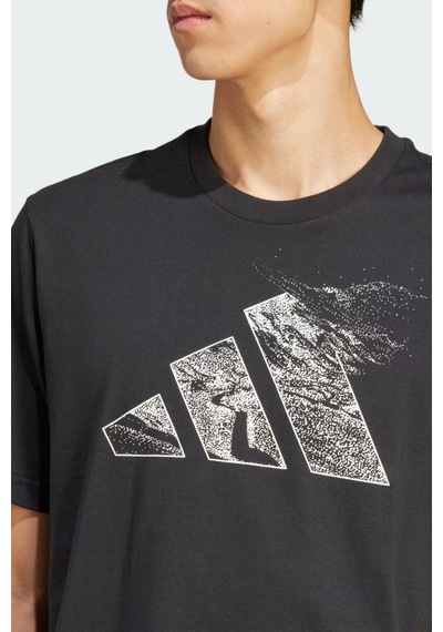 Adidas City Escape Erkek Siyah Spor Tişört Jı6788 Siyah