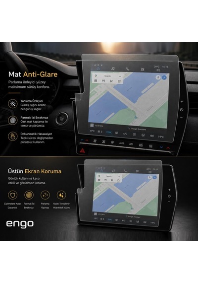 Renault Scenic E-tech Mat Ekran Koruyucu Multimedya 12 İnç Sadece Ekran Koruyucu