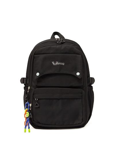Kaff Young 51584 Siyah Aksesuarlı Unisex Sırt Çantası