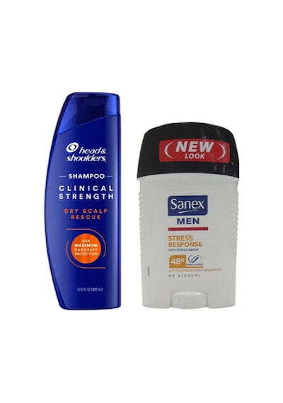 Head&shoulders Clinical Dry Scalp Kepek Karşıtı Şampuan 400ml + Sanex Men Anti Stress Response 50ml