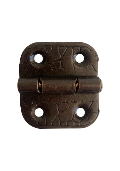 Bronz Tavla Menteşesi Stoplu Mobilya Kutu Menteşesi 2 Adet Bronz En:3cm Boy:3cm