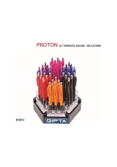 Gıpta Versatil Kalem Proton 0.7 Mm 36 Li Stand 6 Renk K181 Çok Renkli