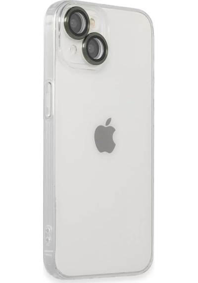 Newface Apple İphone 14 Kılıf Luko Lens Silikon - Yeşil