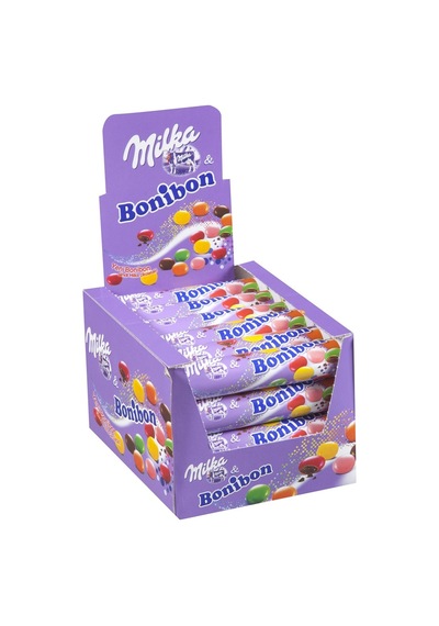 Milka Bonıbon Draje 24 X 24,3 G - Rengarenk Çikolata Dolgulu Atıştırmalık Tarı