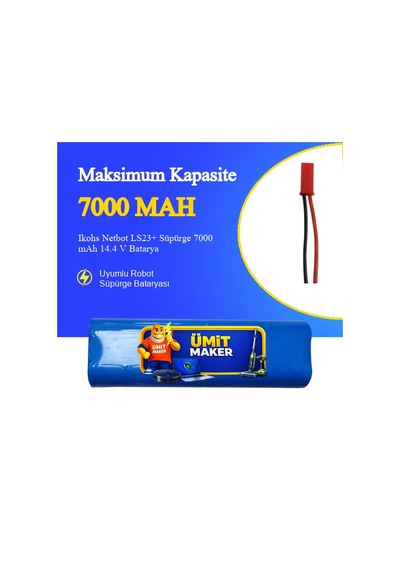 Ikohs Netbot Ls23+ Süpürge 7000 Mah 14.4v Batarya
