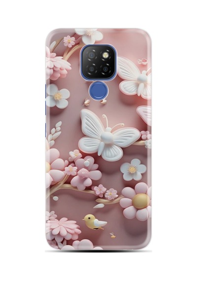 General Mobile Gm9 Pro Kılıf Boutique Baskılı Resimli Pembe Kelebekler Pcode -088