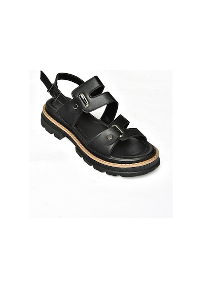 Fox Shoes S996075509 Siyah Kadın Sandalet Siyah