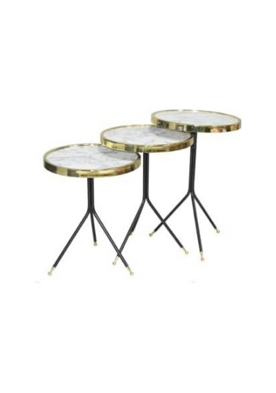 Brc Olimpik Zigon Model Beyaz Mermer Metal Transmisyon Gold Kapl (411833373)