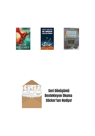 Son Ejderha + Ve Başka Bir Şey Daha + Artemis Fowl 2 - Kuzey Kutbu Macerası + Okuma Sticker'ları