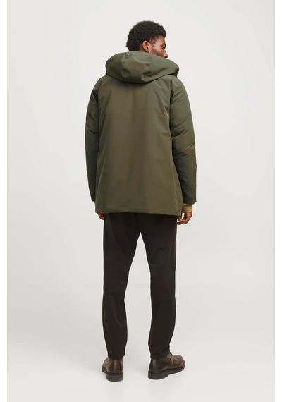 Jack & Jones 12258403 Erkek  Koyu Yeşil Mont & Kaban